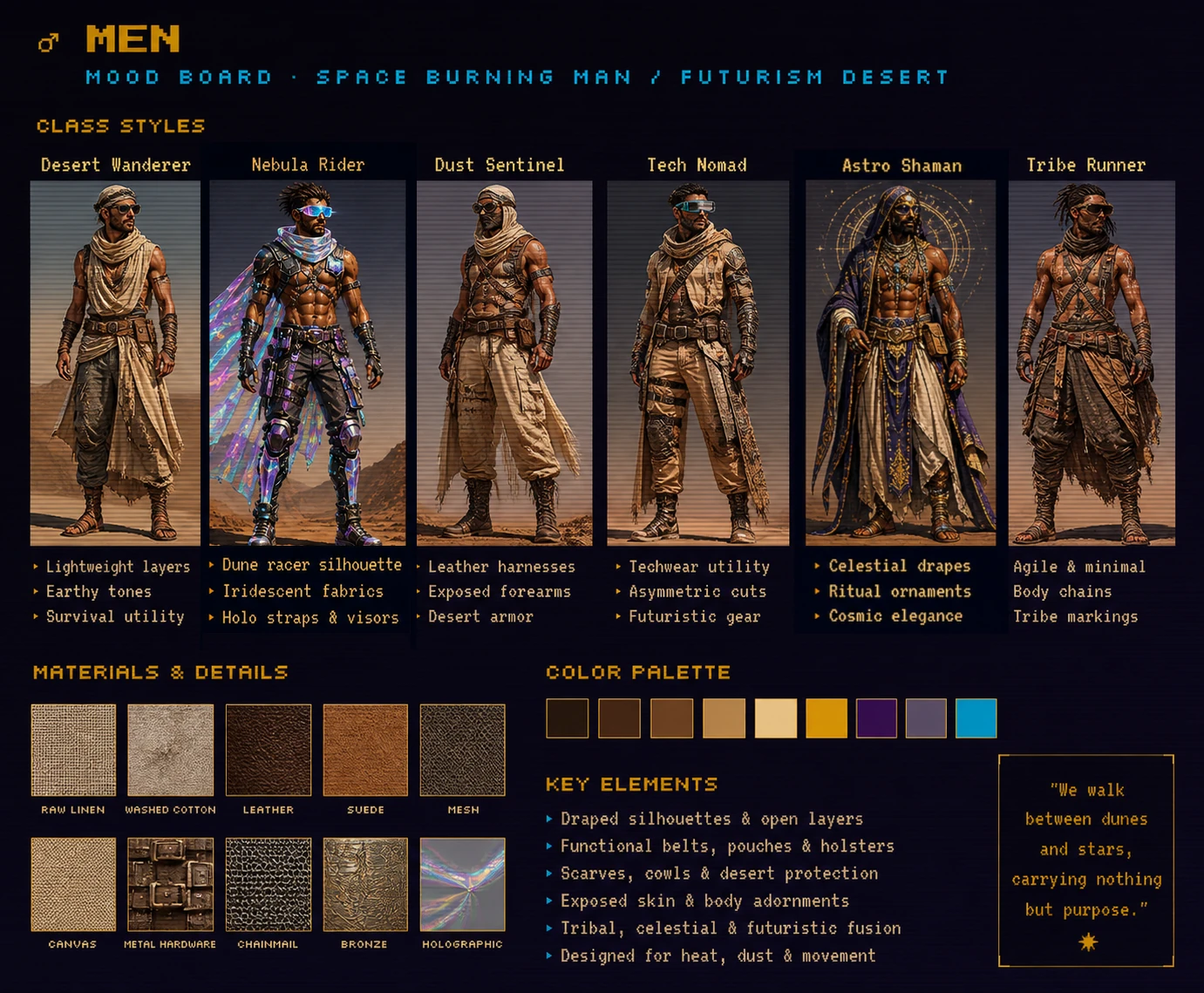 Men · Mood Board